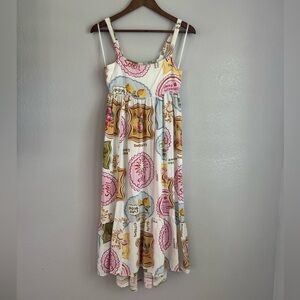 Paper Heart Anthropologie Women’s Soleil Coastal Maxi Dress XS